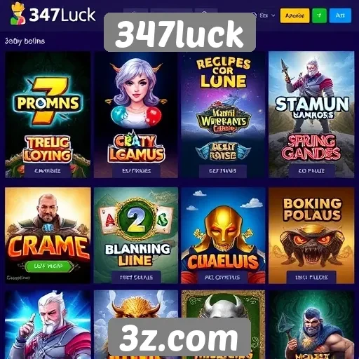 Análise das opções de jogos disponíveis no 347luck